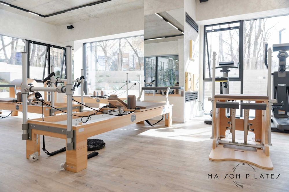 Interiorul studioului Maison Pilates
