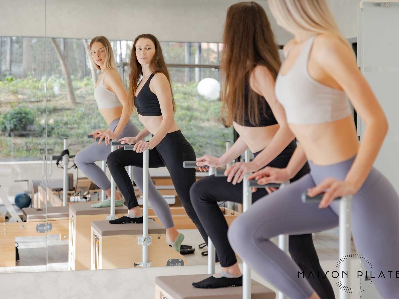 Clasă de grup la Maison Pilates